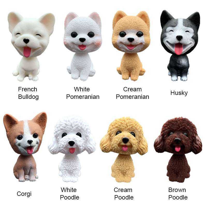 Jual Pajangan Little Puppy Bobble Head Cute Dog Action Figure Online Januari 2021 Blibli