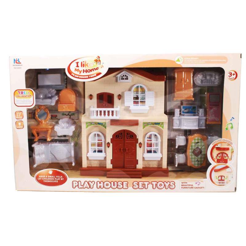 Mainan Rumah Rumahan Kayu