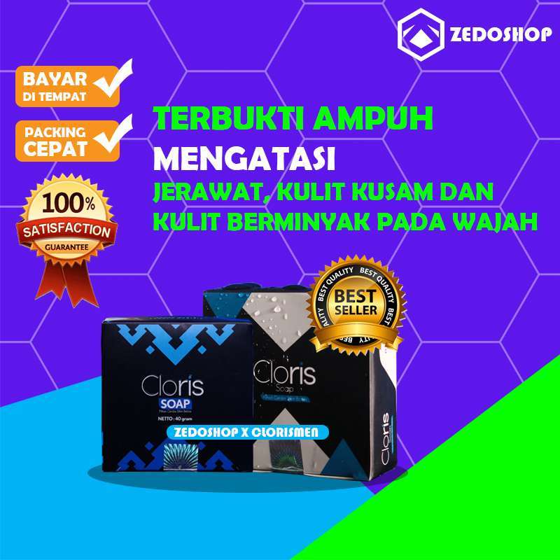 Cloris Men Soap 40gram Clorismen Sabun Muka Pembersih Wajah Pria Jerawat Kusam Berminyak Komedo Charcoal Terbaru Juli 2021 Harga Murah Kualitas Terjamin Blibli