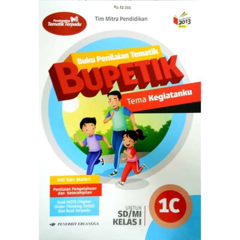 Jual Bupetik Kelas 1c Sd Erlangga Terbaru Juni 2021 Blibli