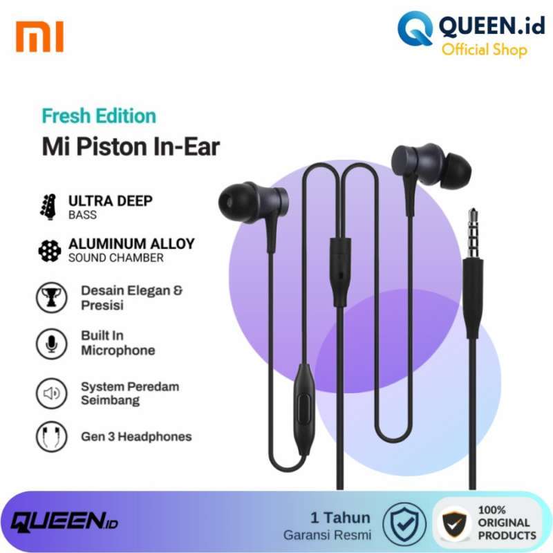 Jual Earphone Xiaomi Piston 4 Original Murah Diskon Februari