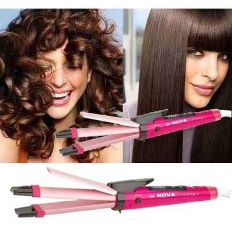 Jual Catok Rambut Merk Nova Buat Lurus Keriting Curly Curling 2 In 1 2in1 Online Oktober 2020 Blibli Com
