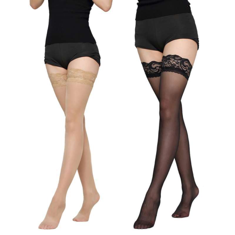 Promo 2Pairs Sexy Ladies Lace Top 