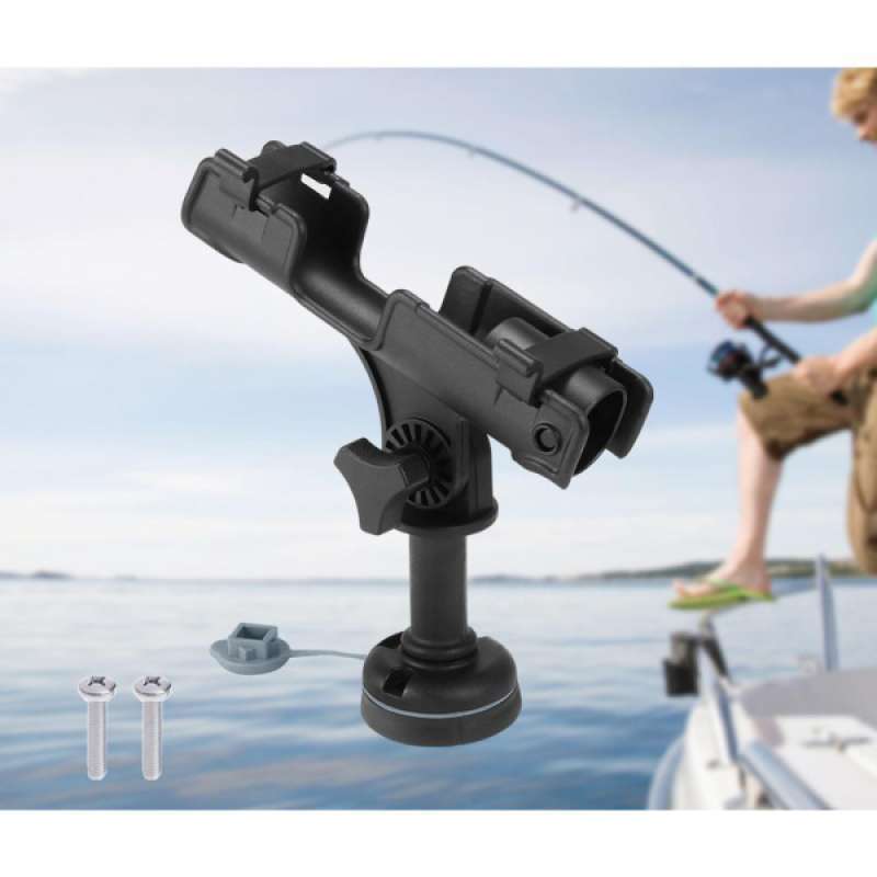 Jual Boat Yacht Kayak 360 Deg Swivel Fishing Rod Holder Stand Bracket Flush Mount Online Maret 2021 Blibli
