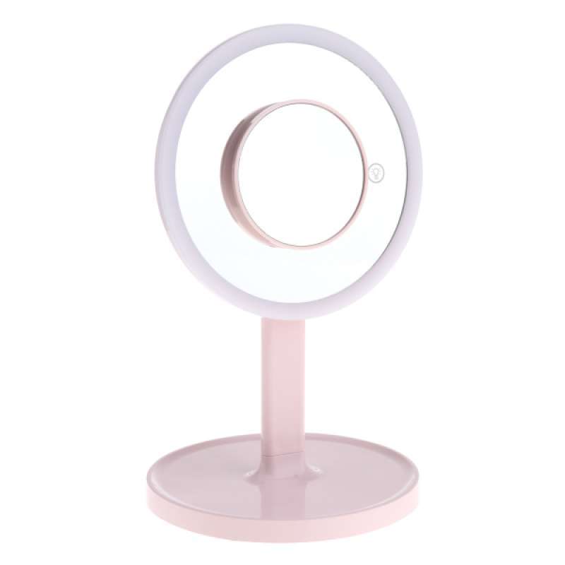 Promo Makeup Mirror Vanity W Led, Magnifying Make Up Mirror With Led Light