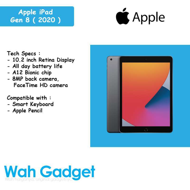 Jual Apple Ipad 8 2020 128gb Wifi Only Online Desember 2020 Blibli