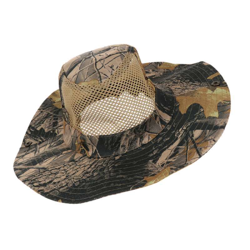 Promo Camo Wide Brim Hat Fishing Bucket 