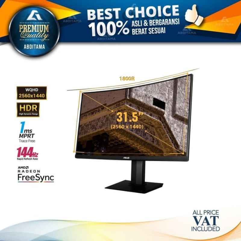 Jual Monitor Led Gaming Asus Vg32vq 322560x1440 1ms 144hz Hdmi Dp Freesync Online Desember 2020 Blibli