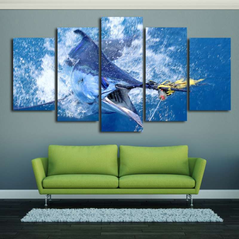 Jual 5pcs Gallery Prints Canvas Paintings Wall Art With Framed For Home Office Online November 2020 Blibli Com