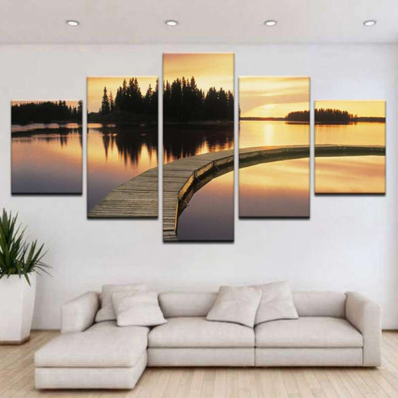 Promo 5Pcs Gallery Prints Canvas 