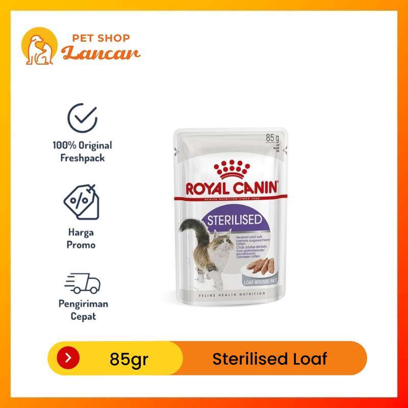 Jual Royal Canin Sterilised Loaf 85g Wet Makanan Kucing Dewasa Di Seller Petshop Lancar Suka Bakti Kab. Tangerang Blibli