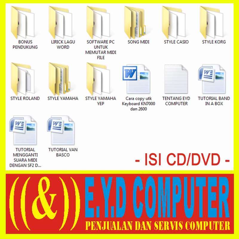 karaoke midi song dan style yamaha casio corg roland kumpulan lagu software unlimited all pc full versi