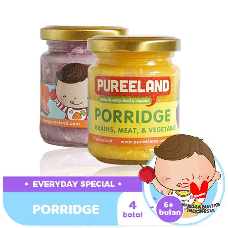 Jual Pureeland Baby Porridge Mpasi Bayi Organik Makanan Bayi Bubur Bayi Online Februari 2021 Blibli