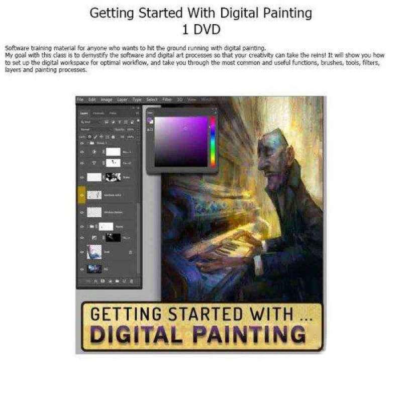 Jual Video Tutorial Vt3108 Getting Started With Digital Painting Online Maret 2021 Blibli