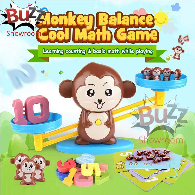 Jual Monkey Balance Math Toy Game Mainan Edukasi Anak Belajar Timbangan Online Desember 2020 Blibli