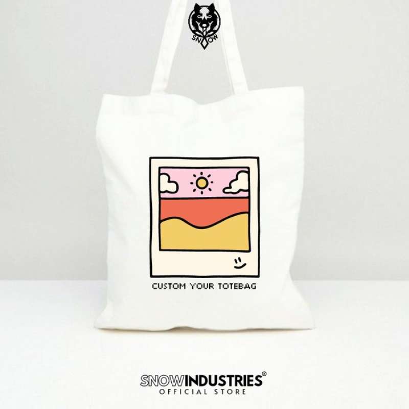 Jual custom sablon Tas Tote Bag Baby Canvas Satu Sisi 30x40 Free Design fz Di Seller Fazilla Penggilingan Kota Jakarta Timur Blibli