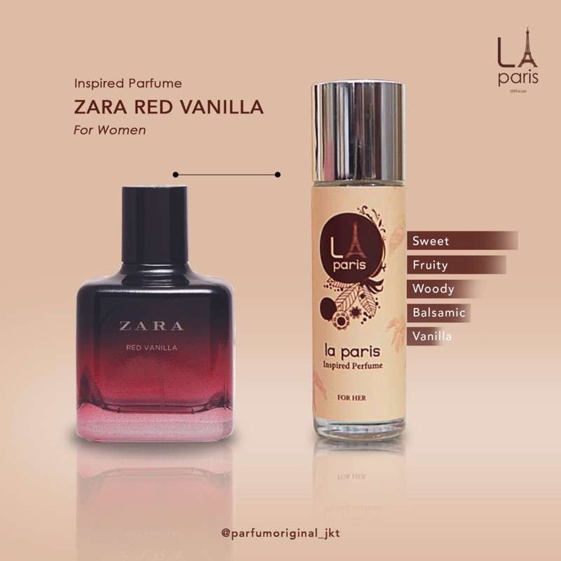 Jual Parfum La Paris Zara Red Vanilla Online November 2020 Blibli
