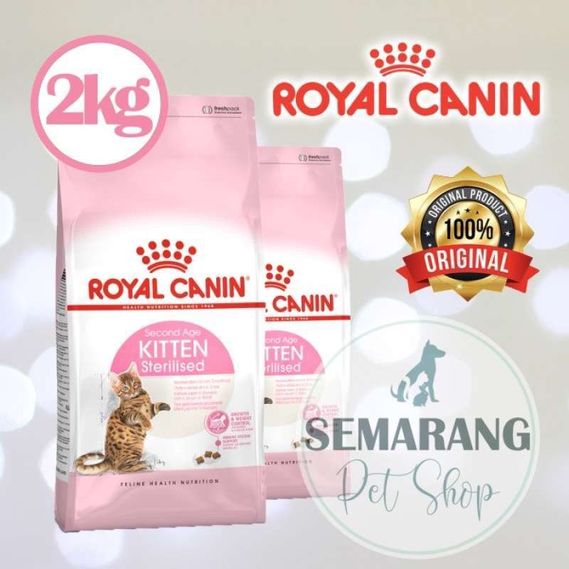 Jual ROYAL CANIN Kitten Sterilised Dry Makanan Anak Kucing 2kg RC