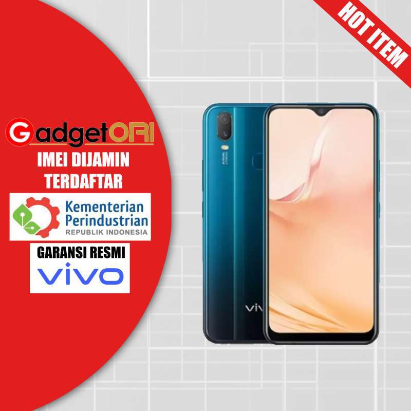 Jual Vivo Y12i Mineral Blue 32 Gb Online Februari 2021 Blibli