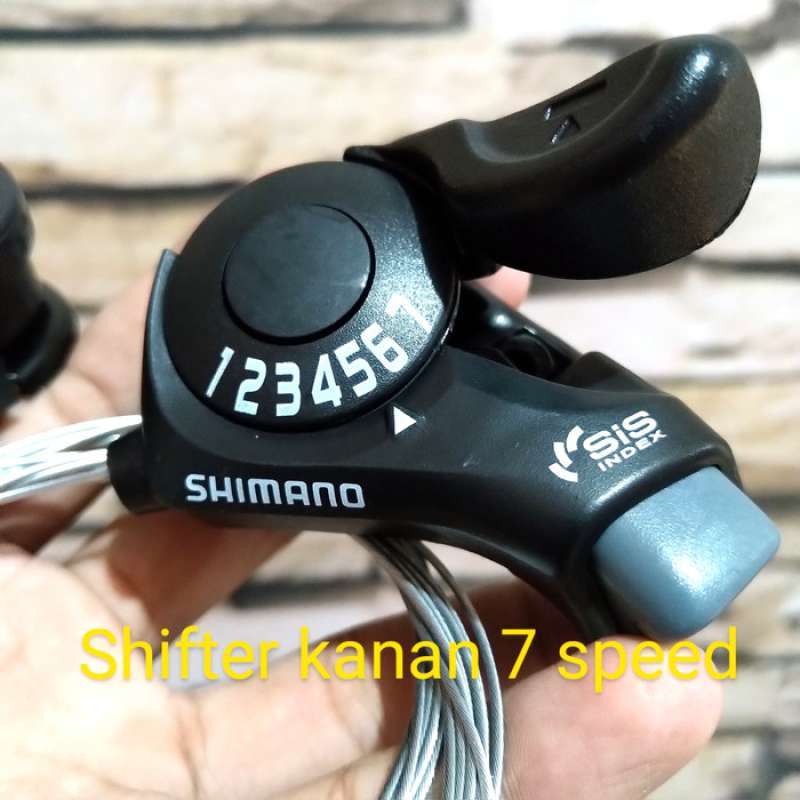 Shifter Shimano TX30 shifter jempol sepasang x speed