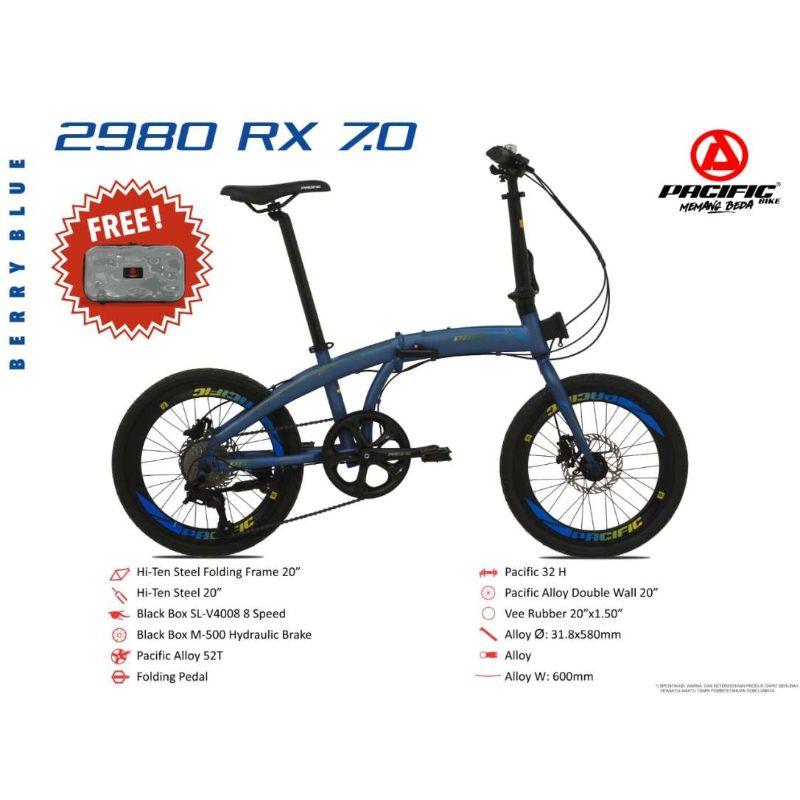 Jual Terbaru Sepeda Lipat Pacific 2980 Rx 7 0 Online November 2020 Blibli Com