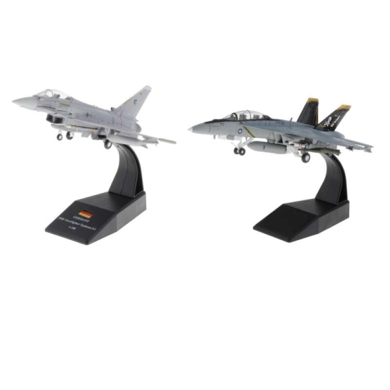 Jual 2x 1 100 Ef 2000 Plane W F A 18 Strike Helicopter Model Home Decor Gifts Terbaru Juli 2021 Blibli