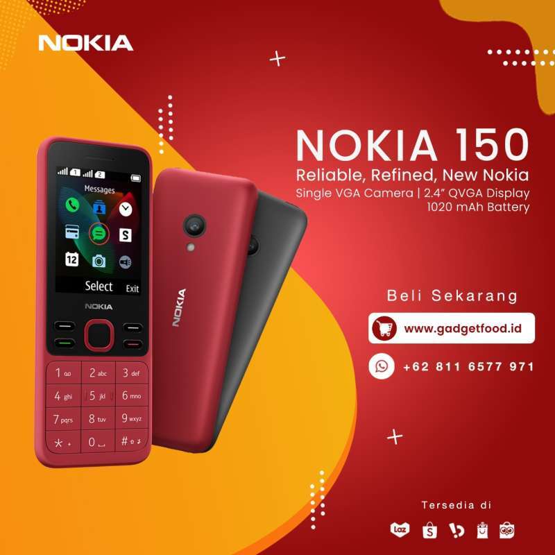 Jual Nokia 150 New 2020 Handphone Murah Mei 2021 Blibli