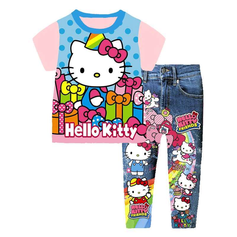 Jual Piyama Anak Perempuan Hello Kitty Gift Blue Set 2in1 (baju, celana) di  Seller hukkiesbabys - Mangga Dua Selatan, Kota Jakarta Pusat | Blibli