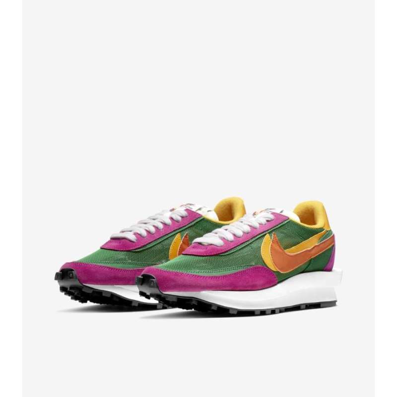 nike sacai waffle purple