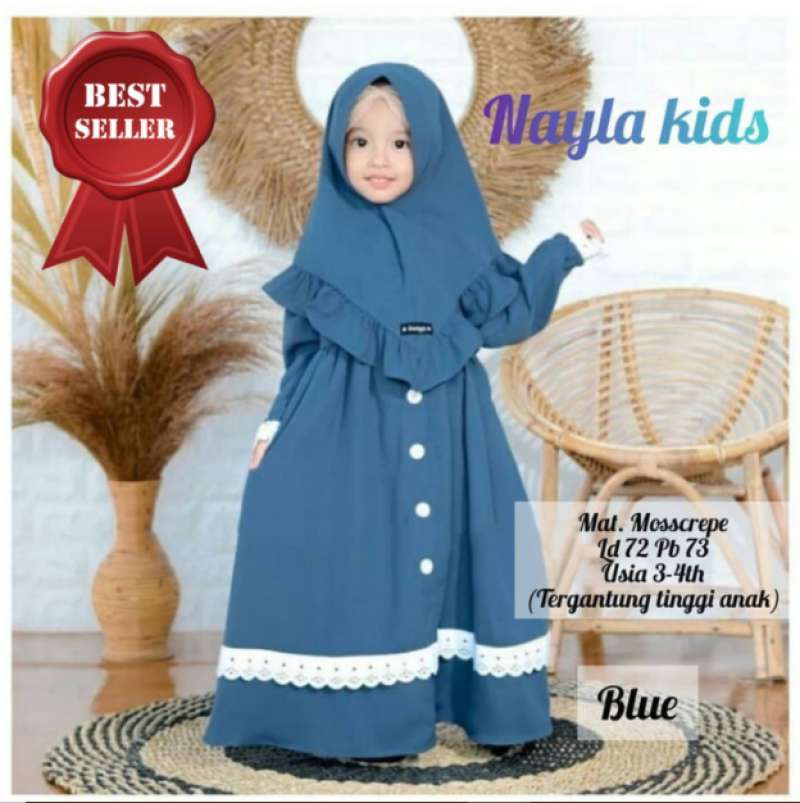 Jual Gamis Anak Usia 3 4 Tahun Baju Muslim Anak Perempuan Murah Mei 2021 Blibli