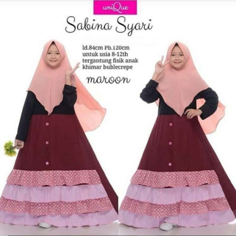 Jual Gamis Anak Usia 8 12 Thn Baju Muslim Anak Perempuan Syari Terbaru Juni 2021 Blibli