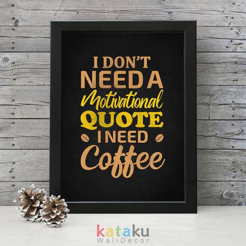 Jual Hiasan Dinding Coffee Quotes Poster Tema Kopi Pajangan Dinding Rumah Online Mei 2021 Blibli