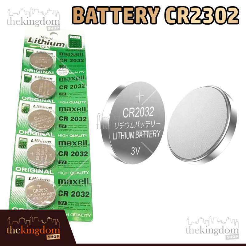 Baterai Kancing CR2032 Thermometer Timbangan Batere CR 2032 Batre Jam