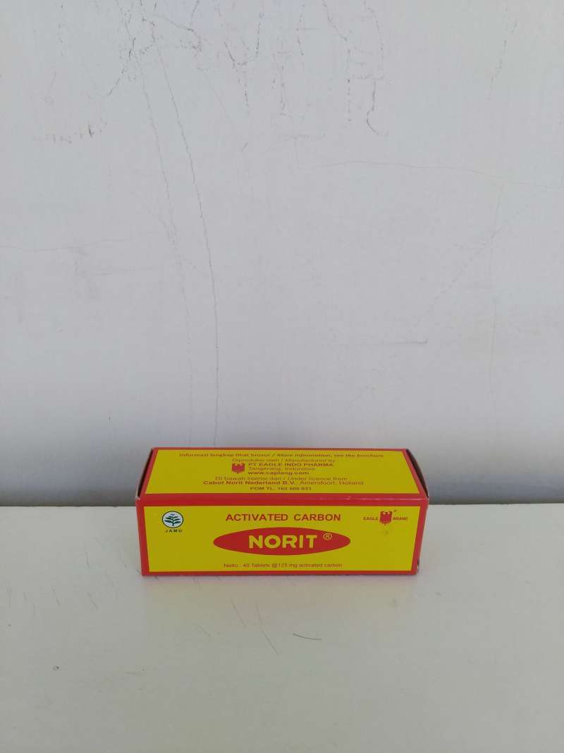 karbon aktif norit 40 tablet 125mg
