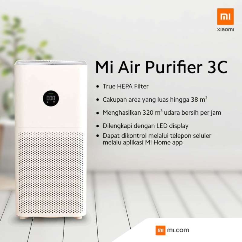 Jual Xiaomi Mi Air Purifier 3c Resmi Xiaomi Indonesia Online Februari 2021 Blibli