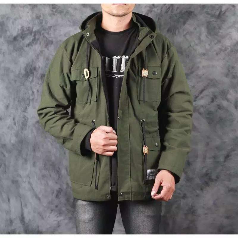 Jual Jaket Parka Canvas Pria di Seller 