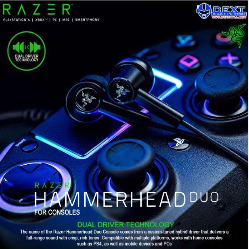 Jual Headset Gaming Razer Hammerhead Pro V2 Earphone Gaming Razer Earphone Terbaru Juni 21 Blibli