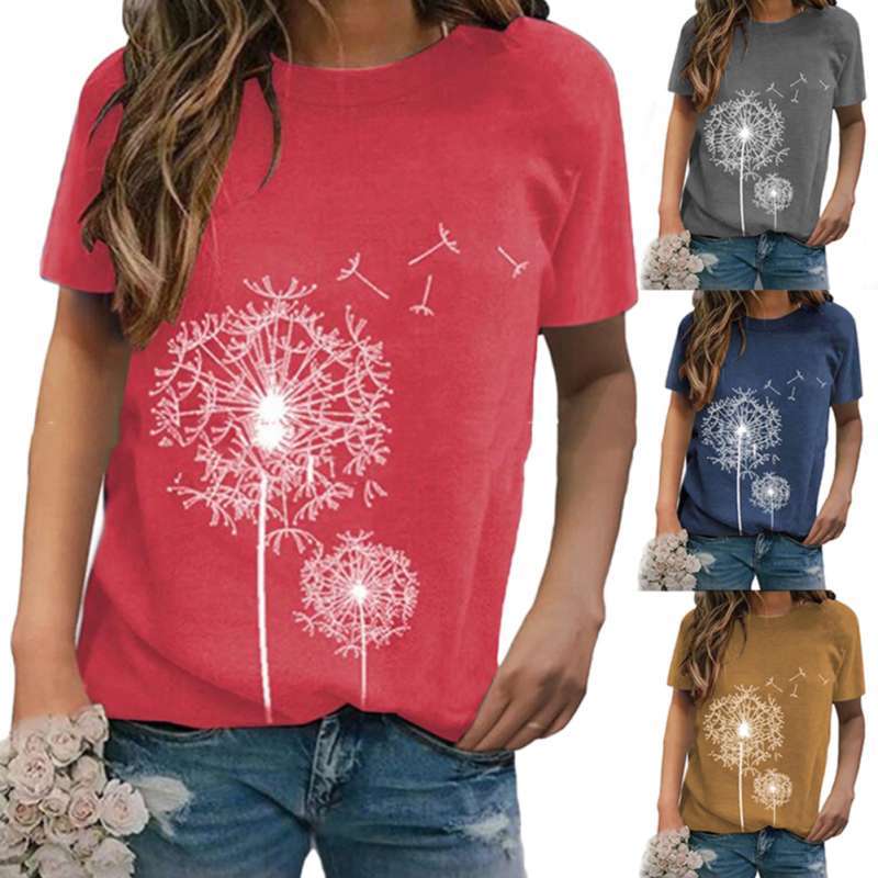 dandelion print shirt