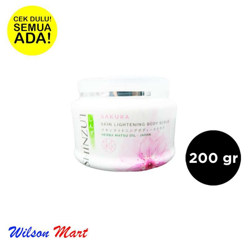 Shinzui Skin Lightening Body Scrub Sakura 200 Gram Terbaru Agustus 2021 Harga Murah Kualitas Terjamin Blibli