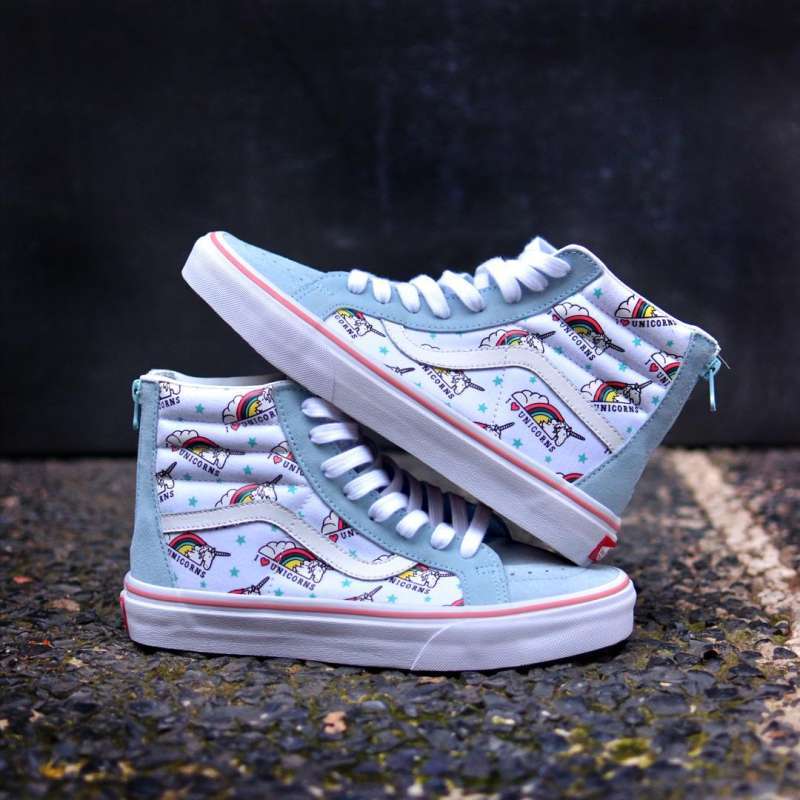 vans sk8 hi zip unicorn