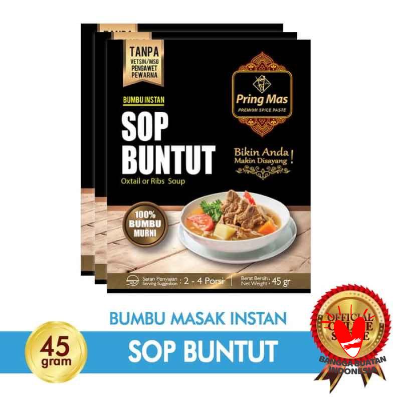 Pring Mas Bumbu Masak Sop Buntut Sop Iga 2 4 Porsi Halal Mui Terbaru Agustus 2021 Harga Murah Kualitas Terjamin Blibli