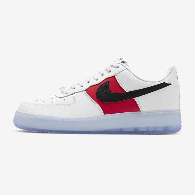 nike force red and black