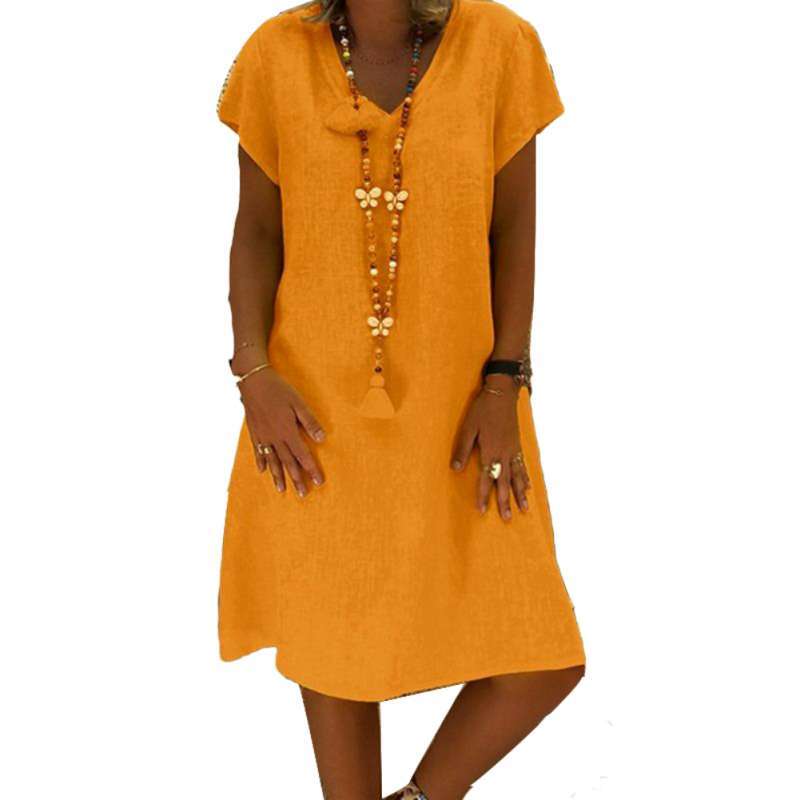 Promo Bluelans Women Casual Solid Color 