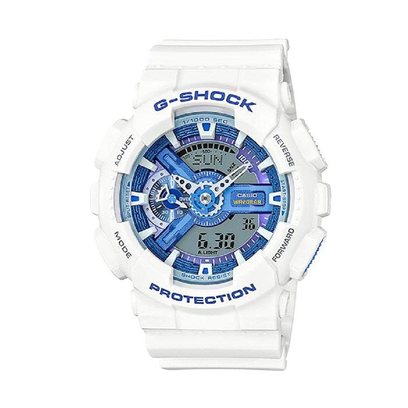 Casio G-Shock GA-110WB-7A Jam Tangan Pria - Putih Biru