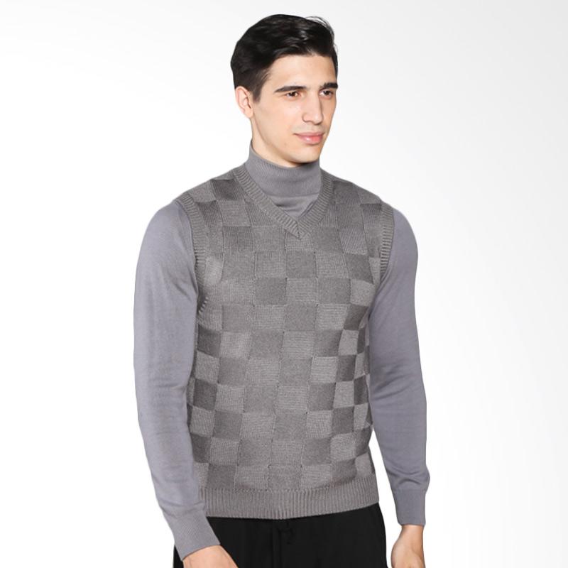 COLDWEAR 14806 Wool Vest Rompi Pria - Grey