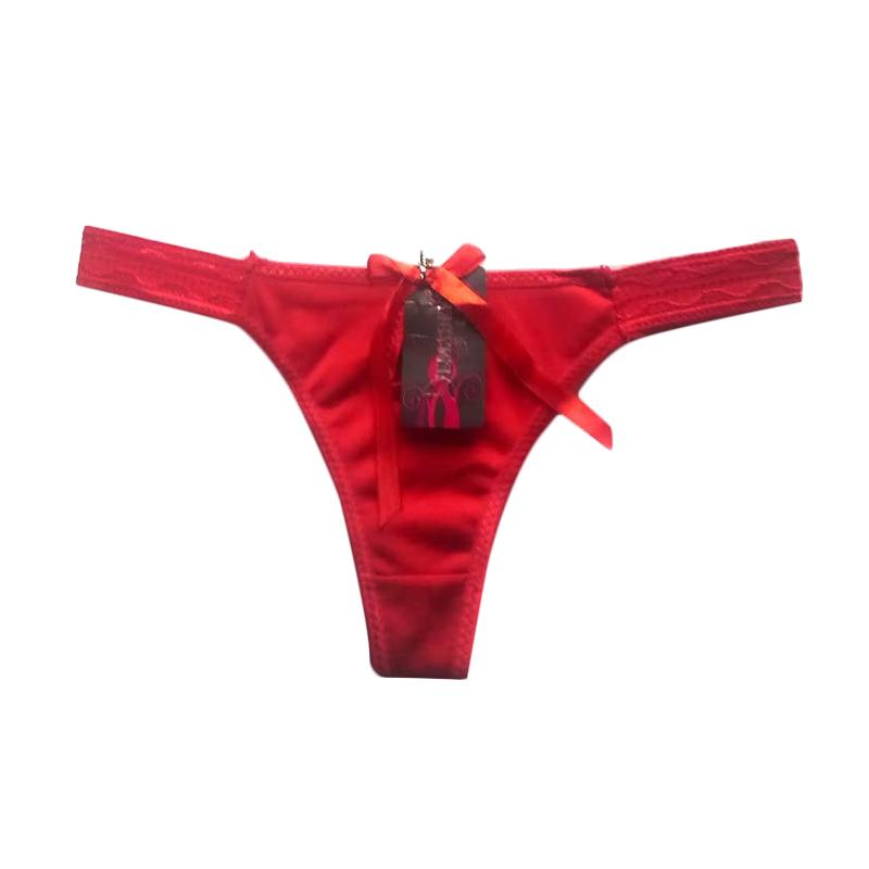 OEM Gstring Polos Abbie Celana Dalam Wanita - Merah
