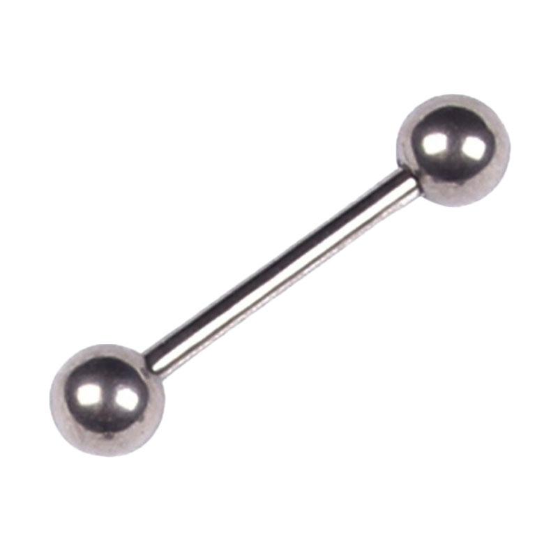 Anting Piercing Silver 28 mm. Anneui BP0107 Barbel Anting Piercing Silver 28 .