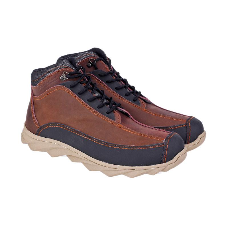 Raindoz Putnam Sepatu Pria - Dark Brown