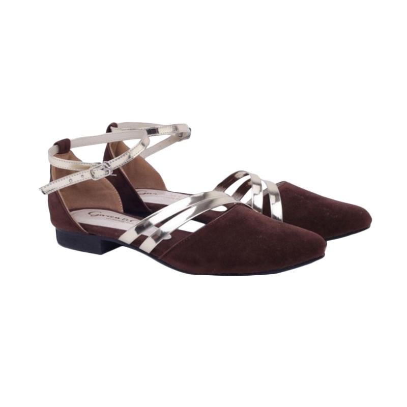 Gareu & Co Flat Shoes 239 Sepatu Wnaita - Coklat