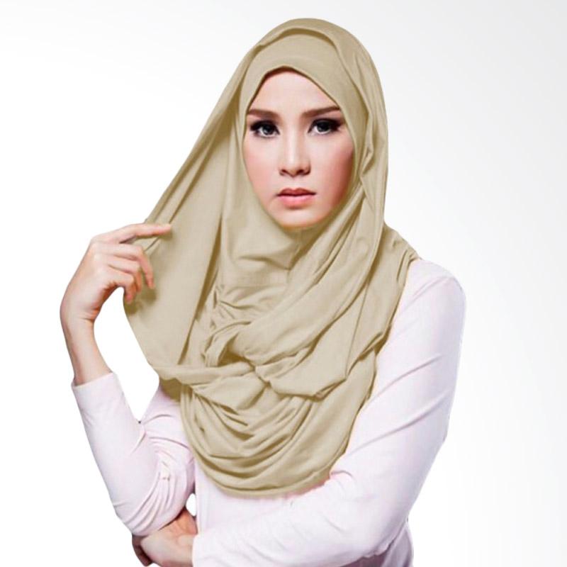 Milyarda Hijab Hana Twist - Coklat muda ...